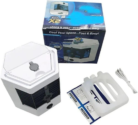 Portable Mini Air Cooler White ABS 2X Pro