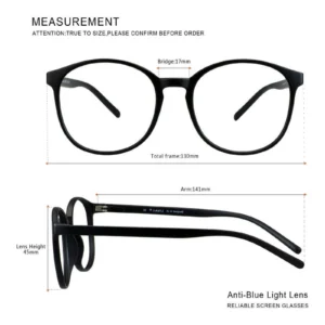 Vintage Round Progressive Multifocal Presbyopic Glasses