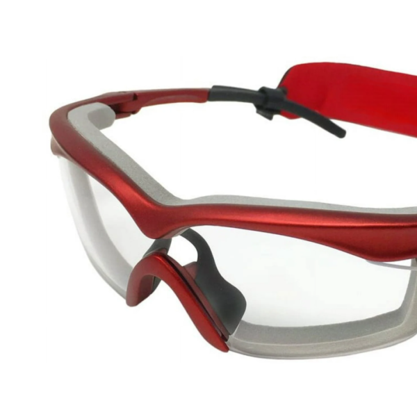 Protective Eyewear, Eye Protection Goggles for Pickleball - Red - Image 3