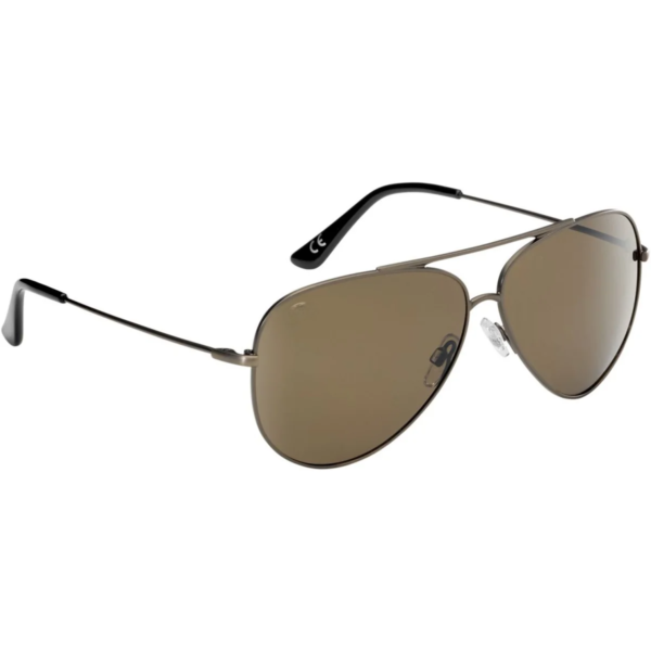 Aviator Sunglasses for Lens Gold Frame Black Lens - Image 2